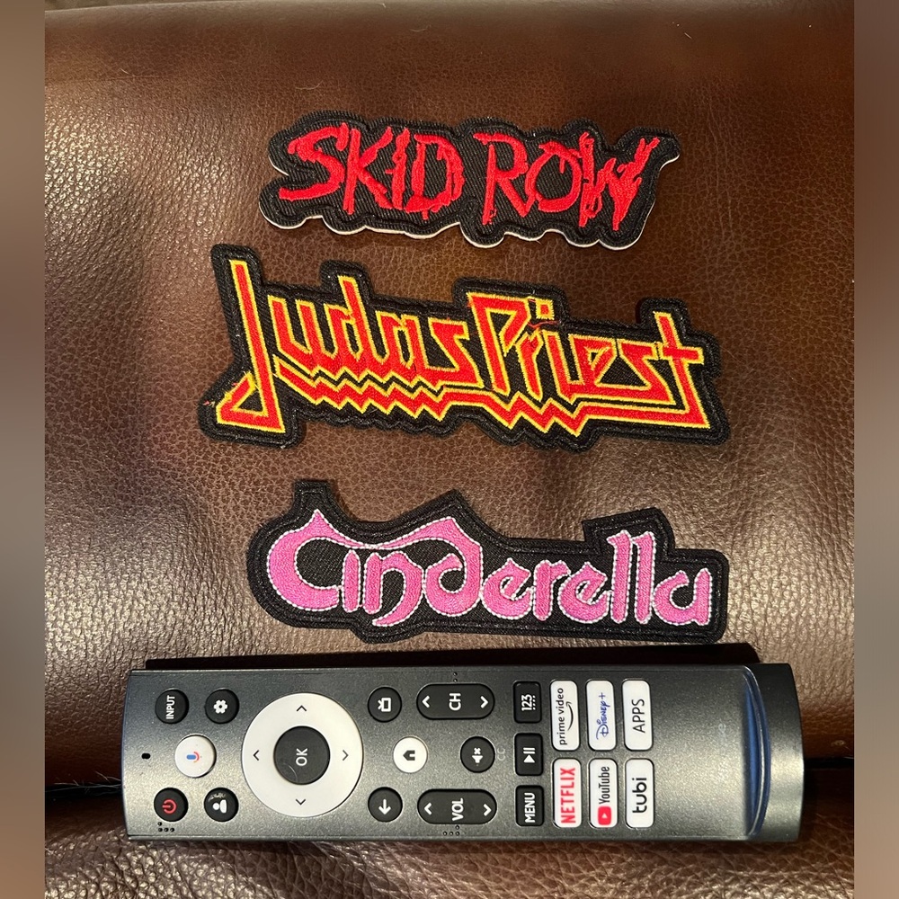 Rock Band Patches! Skid Row, Cinderella, Judas Priest.